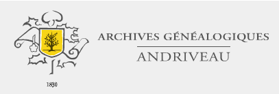 Archives genealogiques Andriveau